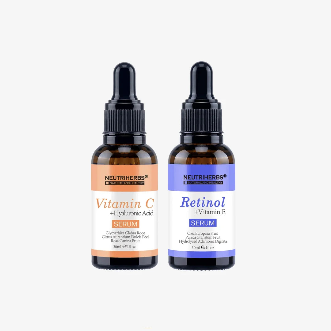 Vitamin C + Retinol Serum Kit