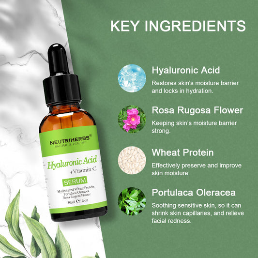 Neutriherbs Hyaluronsyraserum för djup fukt