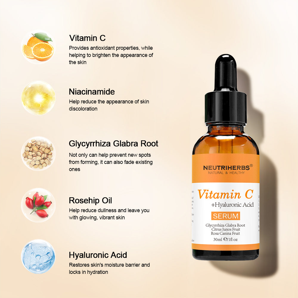 Neutriherbs C-vitaminserum för morgonrutinen