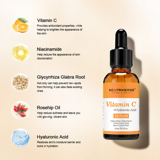 Neutriherbs C-vitaminserum för morgonrutinen