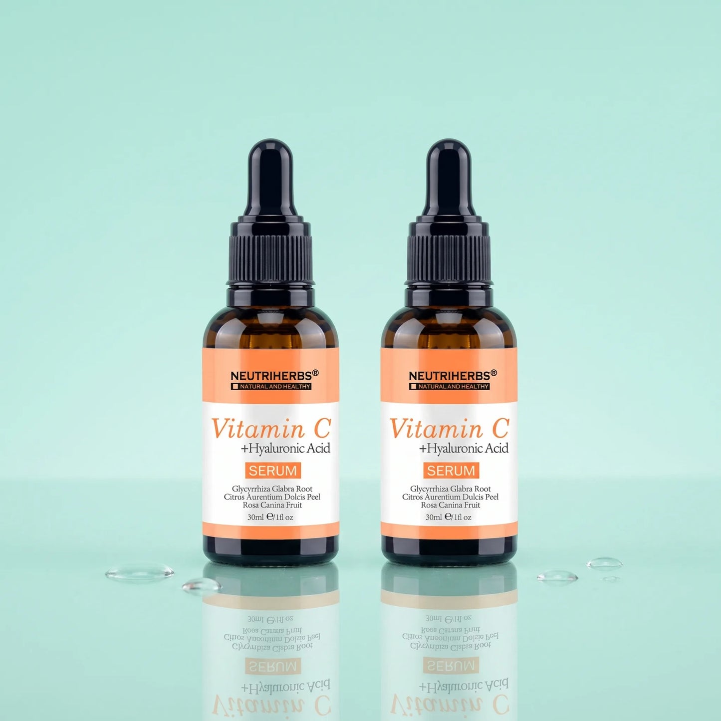 Neutriherbs 2 pack vitamin c serum 10 c vitamin 5 hyaluronsyra