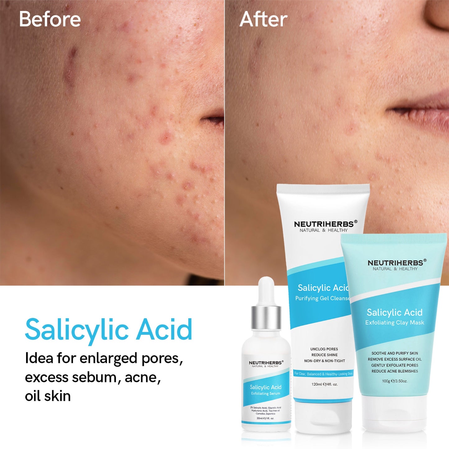 bha serum before after