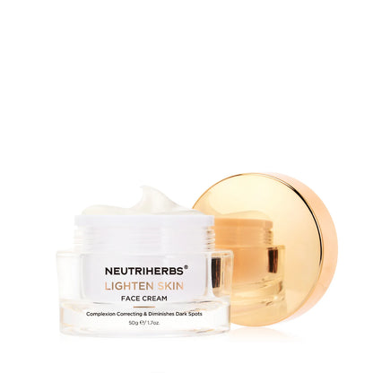 Neutriherbs lightening cream ljusar upp huden