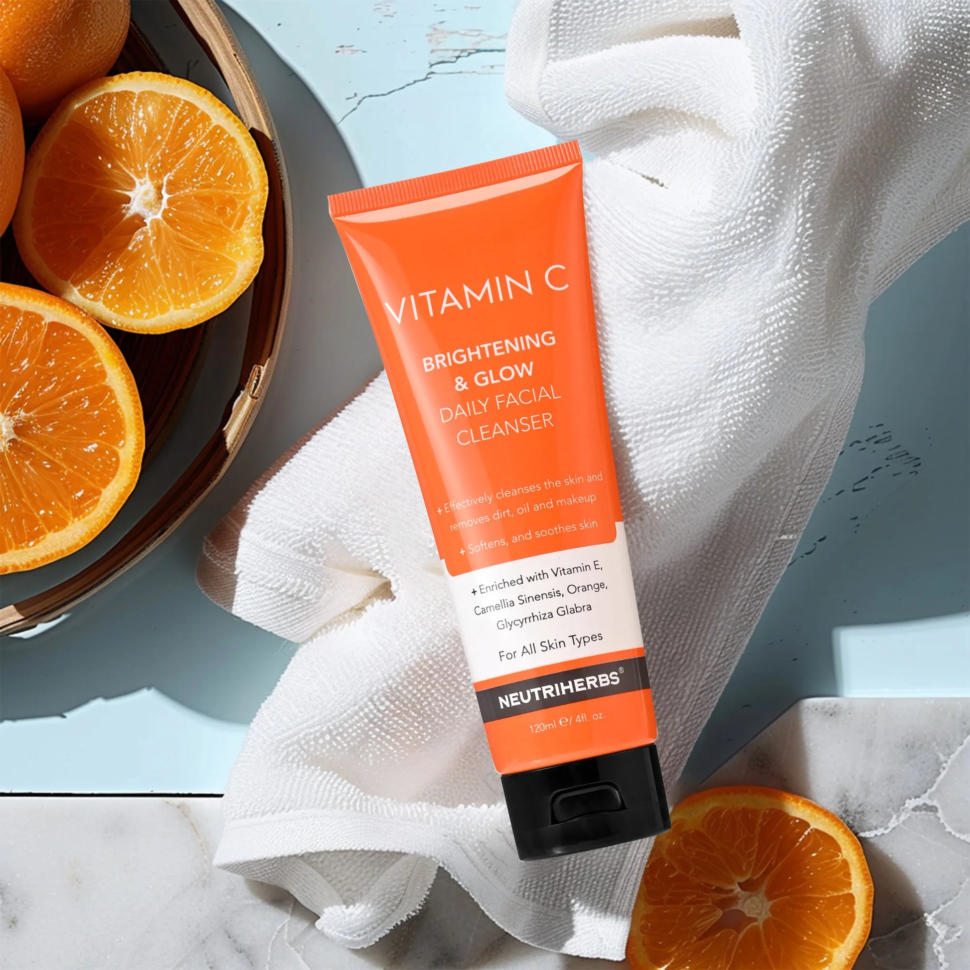 Neutriherbs vitamin c brightening glow daily facial cleanser neutriherbs