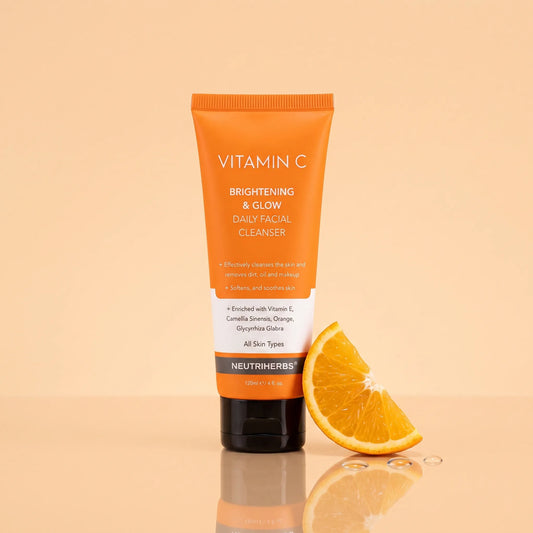 Neutriherbs vitamin c brightening glow daily facial cleanser neutriherbs