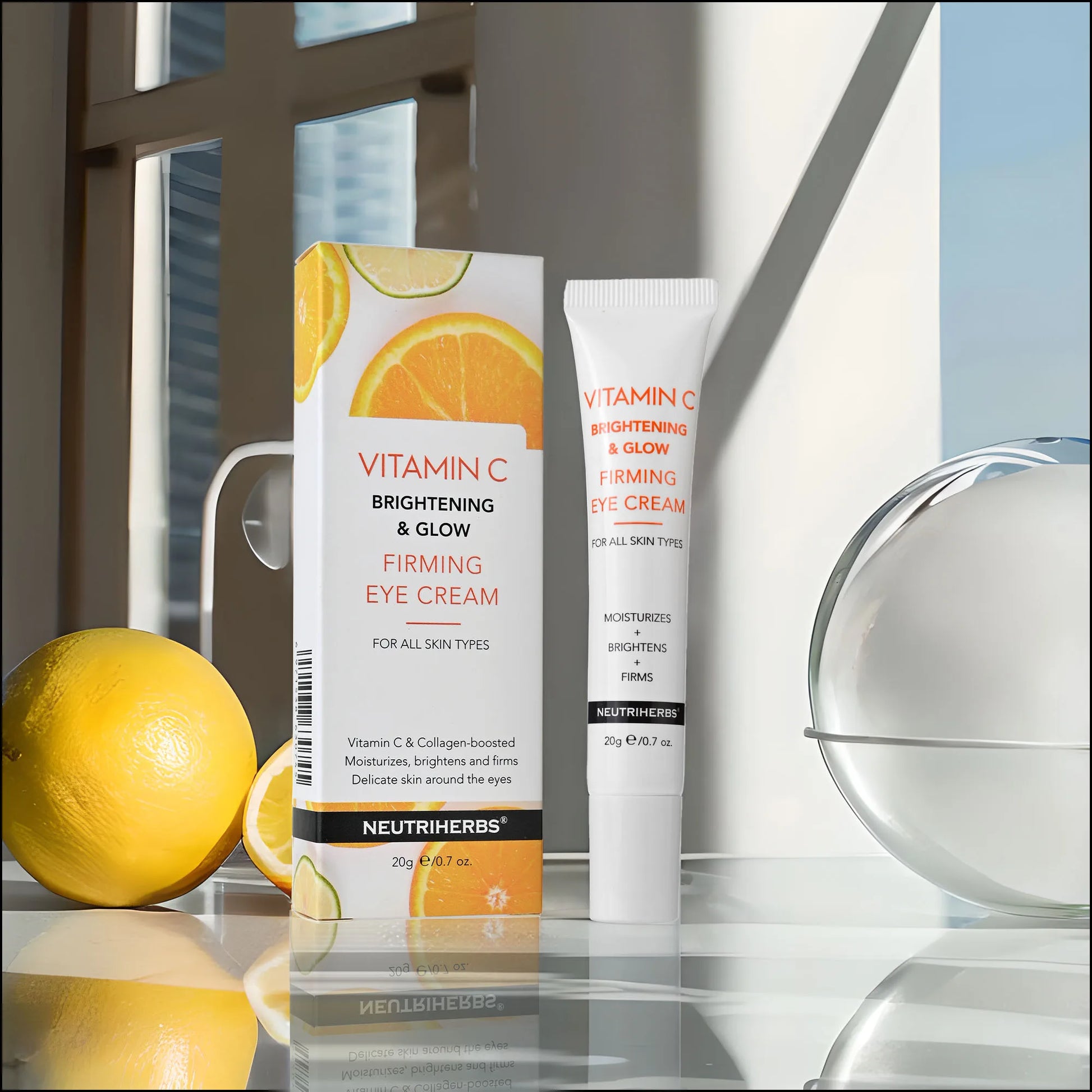 Neutriherbs vitamin c eye cream lystergivande ogonkram