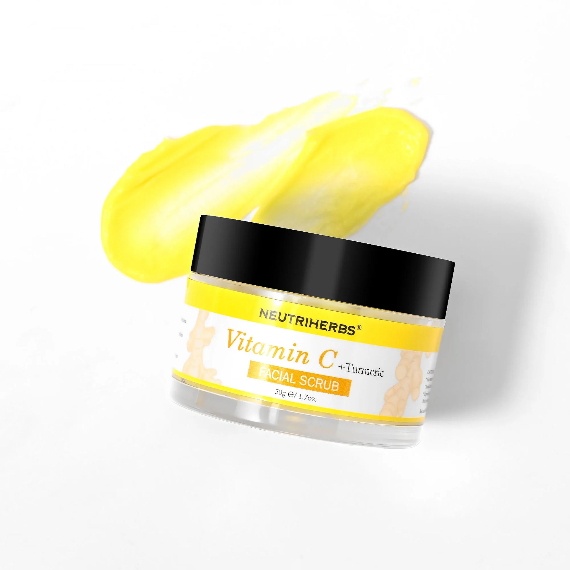 Neutriherbs vitamin c turmeric exfolierande skrubb ansiktsskrubb