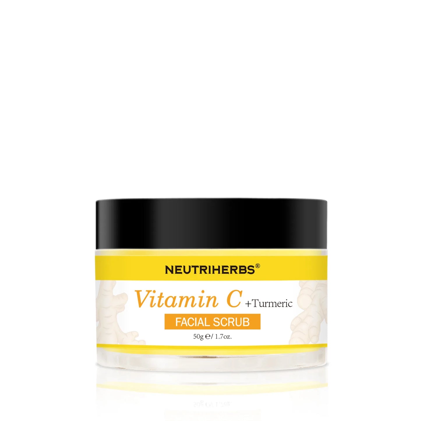 Neutriherbs vitamin c turmeric exfolierande skrubb ansiktsskrubb